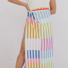 Load image into Gallery viewer, Rainbow Stripe Sarong