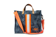 Load image into Gallery viewer, GLO girl bag - Navy/Neon Orange