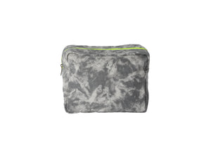 GLO girl pouch, Personalize Me!- Grey/Neon Yellow
