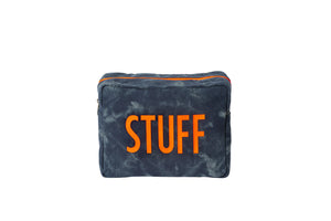 GLO girl pouch, Personalize Me! - Navy/Neon Orange