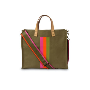 CLOSEOUT SAMPLE SALE, Army Green- TOTE-ALLY