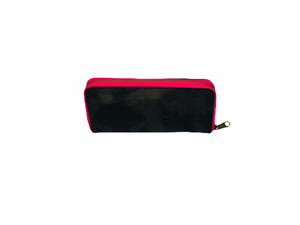 GLO girl wallet- Black/Neon Pink