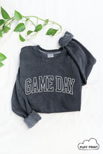 Load image into Gallery viewer, GAME DAY Puff Mineral Washed Graphic Sweatshirt (Click for more colors)