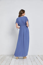 Load image into Gallery viewer, SAMPLE Ruched Cutout Detail Maxi Dress