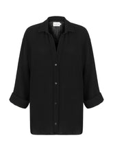 Load image into Gallery viewer, SAMPLE Echo Maxi Shirt - Black