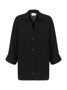 SAMPLE Echo Maxi Shirt - Black