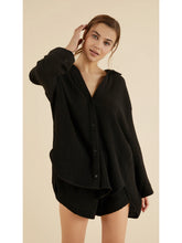 Load image into Gallery viewer, SAMPLE Echo Maxi Shirt - Black