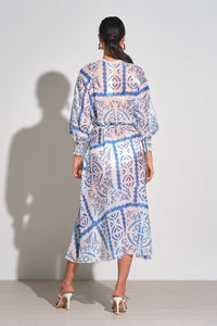 SAMPLE Kimono Robe - Cabos Blue