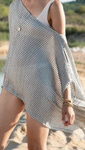 Load image into Gallery viewer, SAMPLE Ava Kimono - Black Stripes