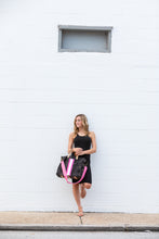 Load image into Gallery viewer, GLO girl bag- Black/Neon Pink