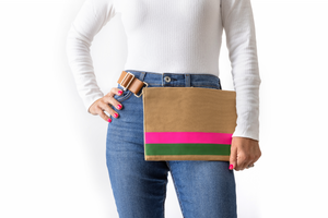 The 3-Way Belt Bag/Crossbody/Wristlet - Tan