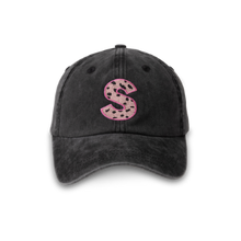 Load image into Gallery viewer, Initial Hat -Black Spotted