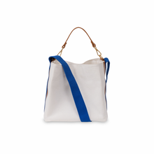 Load image into Gallery viewer, Buck-it Bag - White/Cobalt Blue