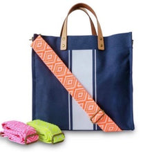 Load image into Gallery viewer, SAMPLE, Limited Edition Navy/White Tote