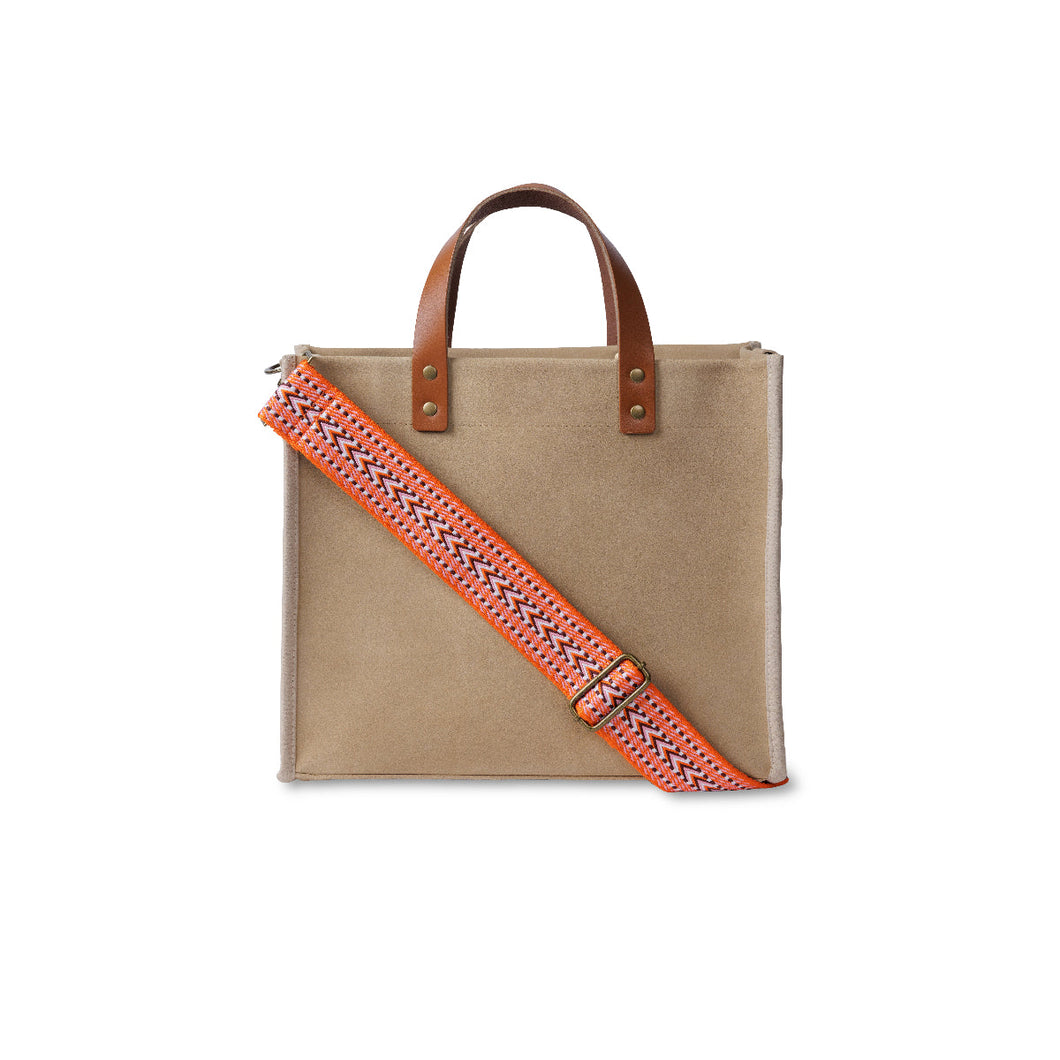 SAMPLE Tan Suede, TOTE-ALLY!
