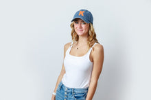 Load image into Gallery viewer, SAMPLE - Washed Navy/Neon Orange