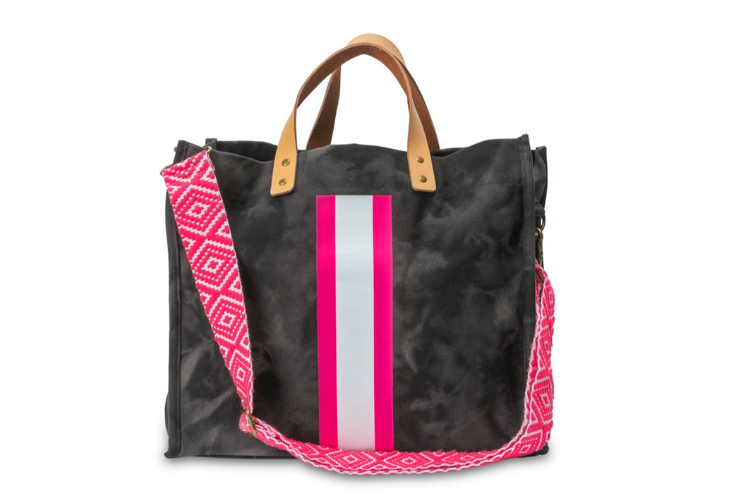GLO girl bag- Black/Neon Pink