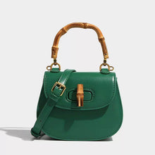 Load image into Gallery viewer, Mini bamboo handbag - Green