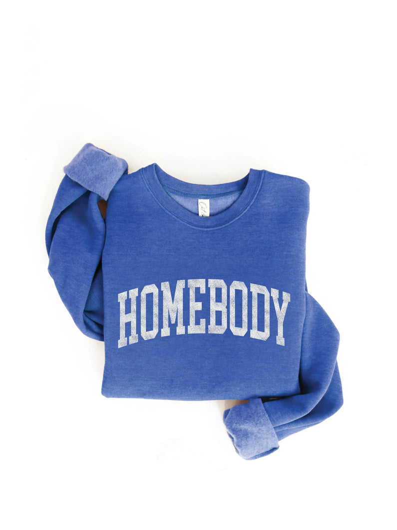 HOMEBODY Sweatshirt - Heather Royal