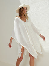 Load image into Gallery viewer, Ava Kimono - White Stripes