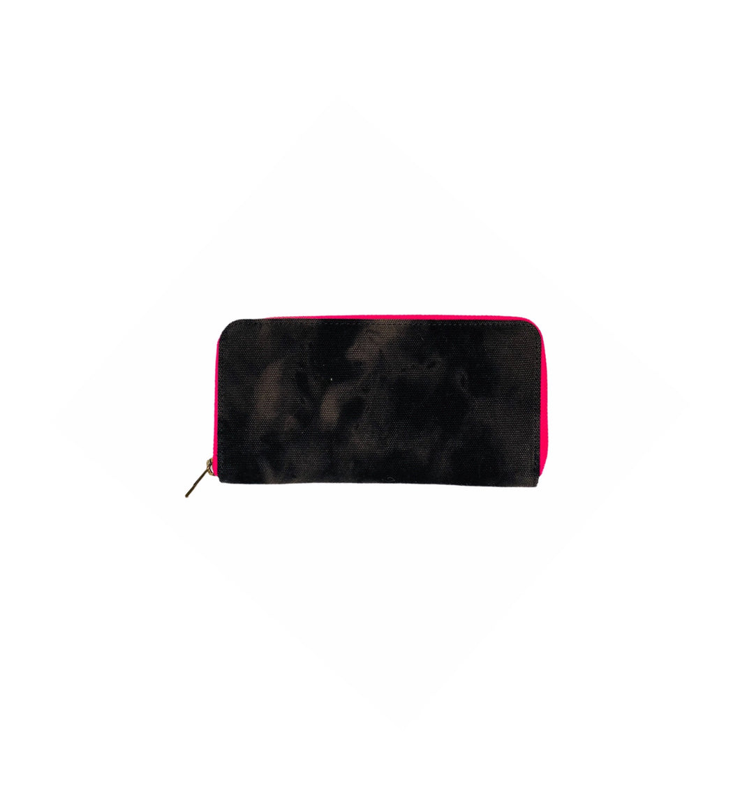 SAMPLE, GLO girl wallet- Black/Neon Pink