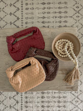 Load image into Gallery viewer, Luxe Knotted Faux Leather Woven Handbag