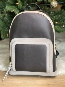 SAMPLE- BR x S+S Genuine Leather Backpack- Black
