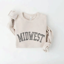 Load image into Gallery viewer, MIDWEST Graphic Sweatshirt - Heather Dust