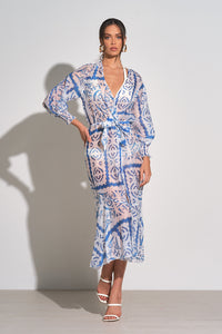 Kimono Robe - Cabos Blue
